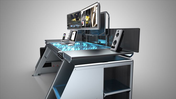 PC building workbench with tools and parts